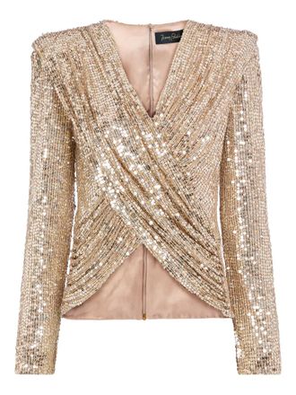 Jenny Packham Misty blouse - Goud