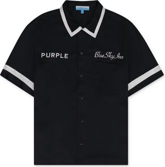 Purple x Blue Sky Inn Black Waiter Shirt