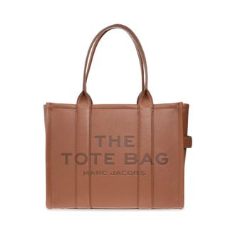Marc Jacobs Leren Grote Tote Tas - Dames - Shoppers - Bruin - ONE Size - Leer - Tassen