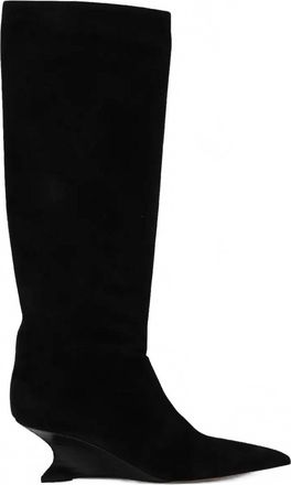 PARIS TEXAS Womens Nina Boot 50Mm In Black Suede
