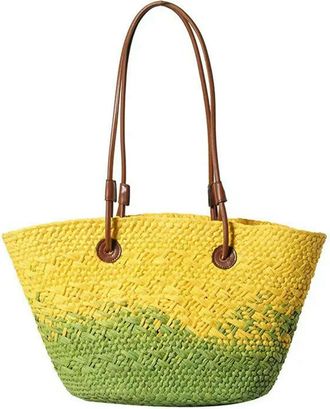 Generic Crossbody Bag, Straw Underarm Shoulder Tote for Beach Vacation and Travel