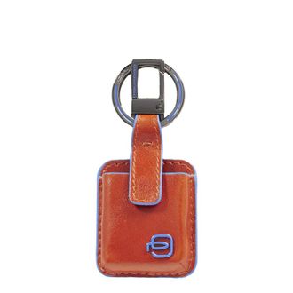 Piquadro Accessoires, unisex, Rood, ONE Size, Katoen, Karabijnhaak Sleutelhanger met Connequ