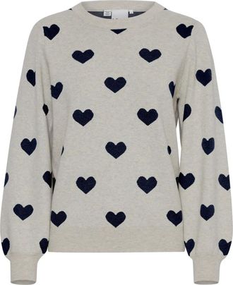Ichi Maglieria - - Knitwear - Donna - Grigio - 2XL