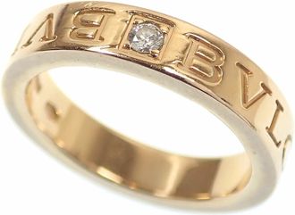 Bulgari Pink Gold Pink Gold (18K) Band Ring (Pre-Owned)
