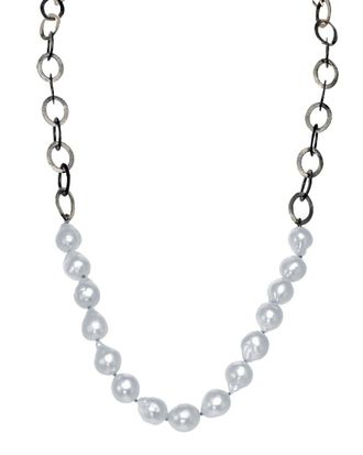 Margo Morrison Silver Pearl Necklace
