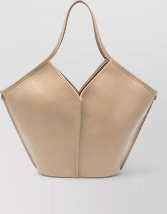 Hereu leather tote bag
