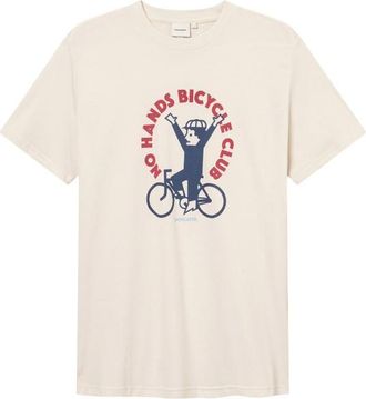 Dedicated T-Shirt Stockholm No Hands T-Shirt f&uuml;r Herren | wei&szlig;