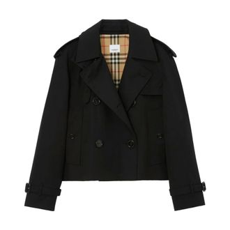 Burberry Dames, Jassen, Zwart, Maat: 3XS Katoen