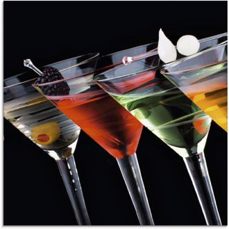 Artland Glasbild »Klassische Martini - Cocktail« Getränke 1 Stk. tlg. in verschiedenen Grössen