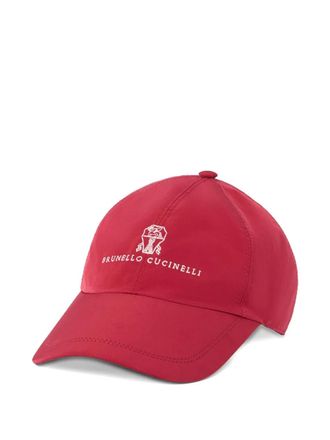 Brunello Cucinelli water-resistant baseball cap - Red