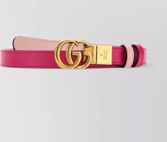 Gucci leather reversible belt