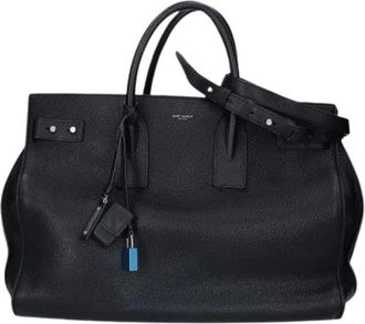 Saint Laurent Bolso Tote Vintage Pre-owned - Pre-owned - Mujer - Negro - ONE SIZE