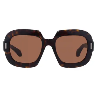 Ferragamo Brown Square Ladies Sunglasses SF2068SE 242 54