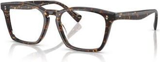 Oliver Peoples 52mm Rectangle optical glasses in Tortoise at Nordstrom