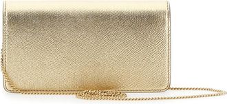 Valentino Garavani Womens Mini Bag Vlogo Metallic Leather Calf
