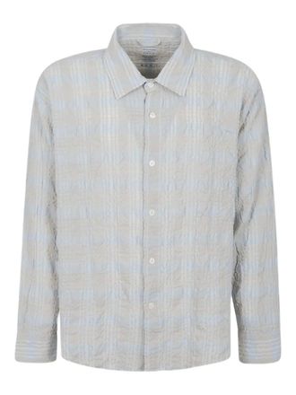 Mfpen Exact checked shirt - Blue