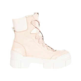 Vic Matié Lace-up Boots, female, Beige, 3 UK, Anfibio Nabuk