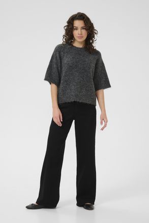 Kaffe Pullover KAemilie Loose fit dark grey