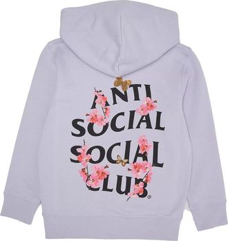 ANTI SOCIAL SOCIAL CLUB Anti Social Club Kids Unisex ASSC Kkotch Hoodie - Lavender - Purple - Size 5-6Y