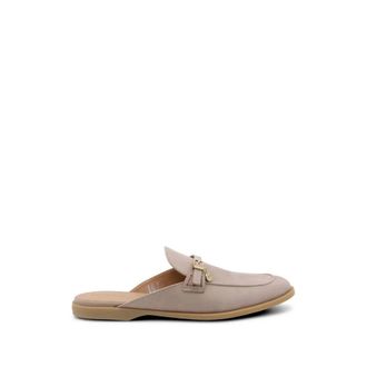 Tod's Nubuck Gommini Sabots - Dames - Slip ons - Paars - 37 EU - Leer - Schoenen