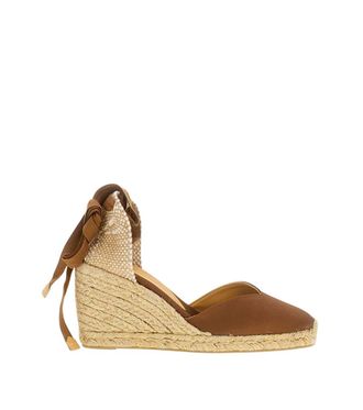 Castaner Brown Lace-up Wedges