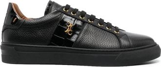 Billionaire Boys Club Zwarte Lo-Top Casual Sneakers - Heren - Sneakers - Zwart - 44 EU - Leer - Schoenen