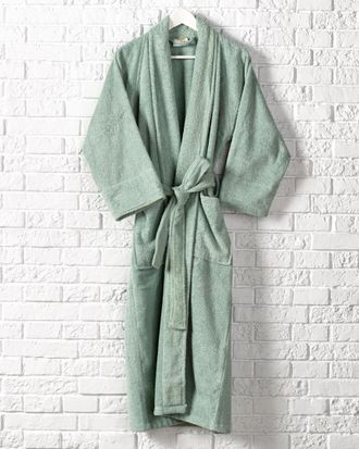 Superior Long-Staple Combed Terry Unisex Adult Long Staple Combed Cotton Bathrobe