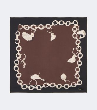 Jacquemus Pampille silk scarf