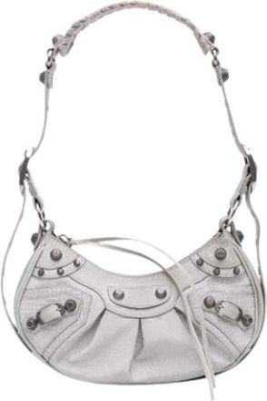 Balenciaga Pre-owned Le Cagole XS - Dames - Vintage Schoudertas - Grijs - ONE Size - Polyester - Vintage