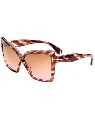 Tom Ford Womens Fiore 63mm Sunglasses