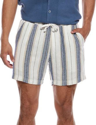 Weatherproof Vintage Weatherproof Vintage Linen-Blend Vertical Stripe Short