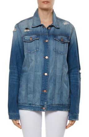 J Brand Cyra Oversize Denim Jacket in Broken Heart at Nordstrom, Size Small