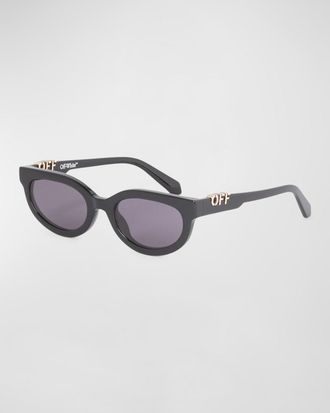 Off-white Sparks Acetate Cat-Eye Sunglasses