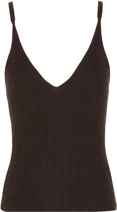 8 by YOOX RIB KNITTED TANK TOP