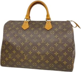Louis Vuitton Pre-owned Handbags, female, Brown, Size: ONE SIZE Pre-owned Speedy 35 Handbag