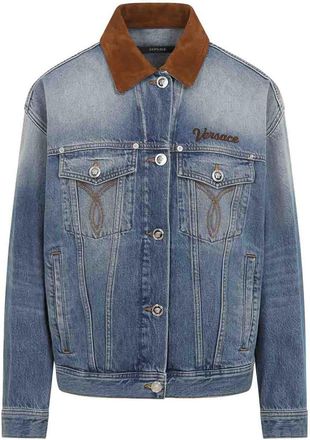 Versace Denim Stone Wash Blouson