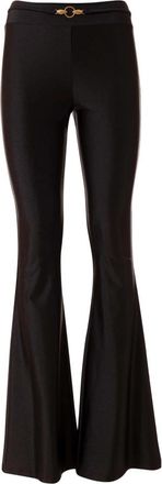 Just Cavalli Broek - Dames - Wijde Broeken - Zwart - L - Broeken