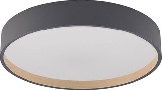 Lindby L&aacute;mpara De Techo Led todor En Negro Pl&aacute;stico - Lindby