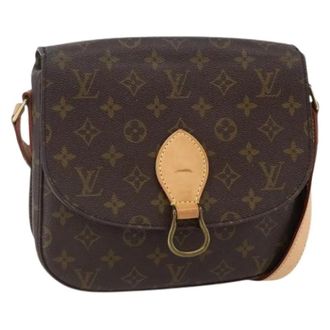 Louis Vuitton Pre-owned Cross Body Bags, female, Brown, Size: ONE SIZE Pre-owned Saint Cloud Shoulder Bag