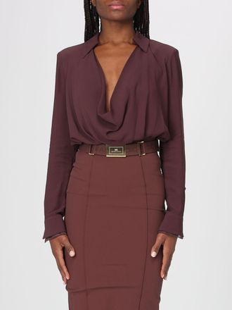 Elisabetta Franchi Top ELISABETTA FRANCHI Woman color Cocoa