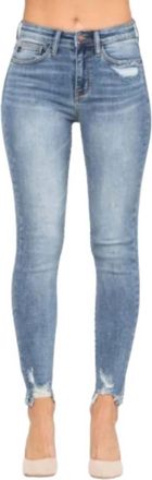Judy Blue Vintage High Waist Skinny Jeans - Plus In Light Blue