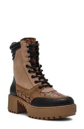 Steve Madden Lug Sole Hiking Boot in Tan Multi at Nordstrom Rack, Size 6.5
