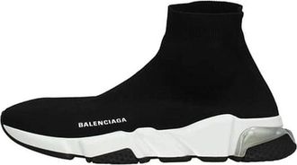 Balenciaga Speed Trainer Clear Sole - Black 607544W05GG1010