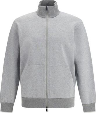 Brioni Gray Cotton Mens Sweatshirt
