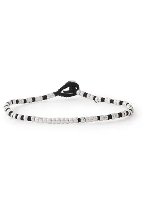 Mikia Sterling Silver Beaded Bracelet