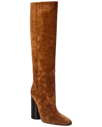Ferragamo Ferragamo Pampero Suede Knee-High Boot
