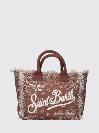 MC2 Saint Barth Borsa Colette in canvas di cotone con logo