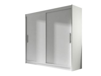 Mirjan24 Mobilier1 - Armario Closico 100, Blanco, 215x180x58cm, Puertas De Armario: Correderas, N&uacute;mero De Estantes: 0