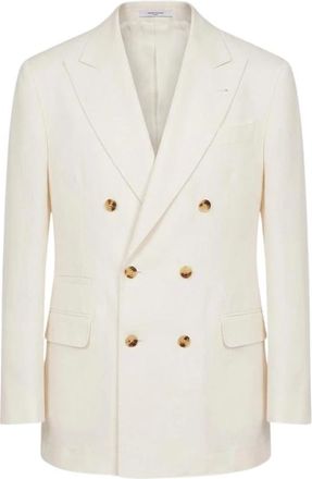 Brunello Cucinelli Hombre, Chaquetas, Blanco, Talla: L