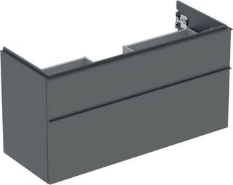 Keramag Keramag - Geberit Icon Mueble Bajo Lavabo, 2 Cajones, 118,4x61,5x47,6 Cm